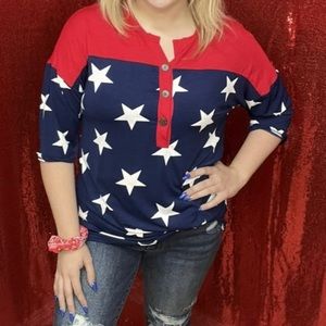 NWT Heimish USA Top , size 2x